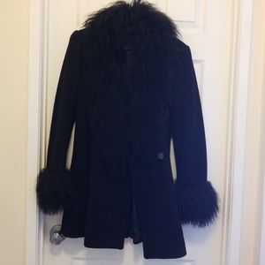Cashmere Car Coat Size 4P